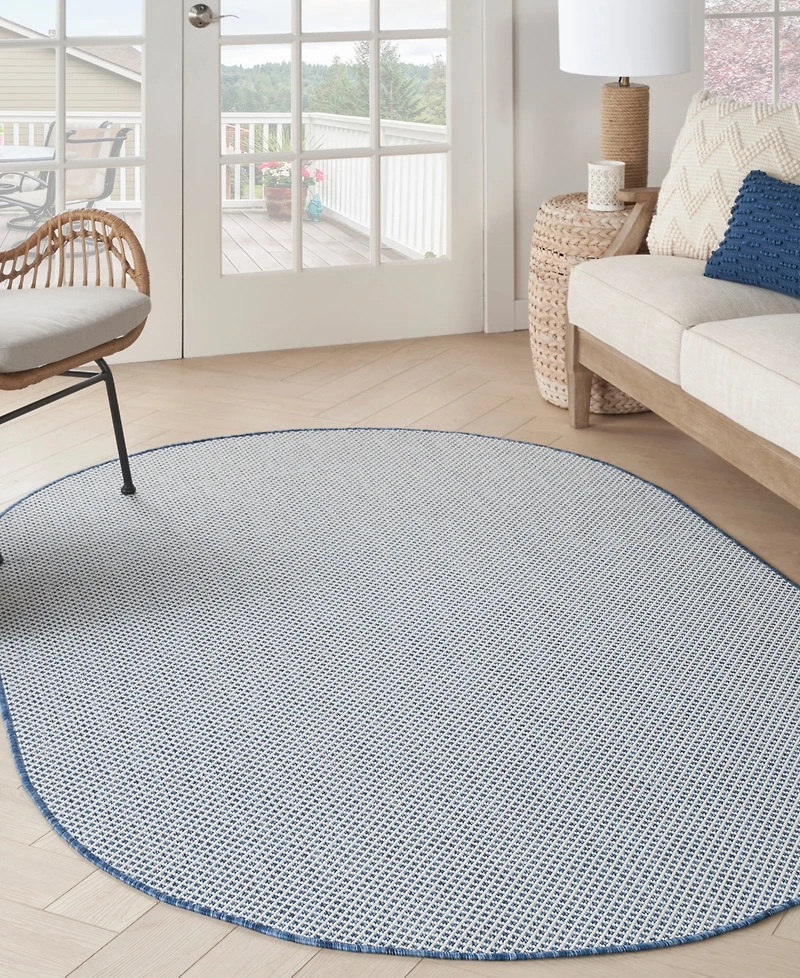 Nourison Home Courtyard COU01 5'x8' Oval Area Rug
