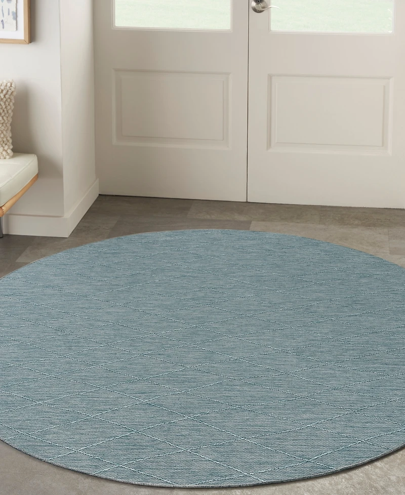 Nourison Home Washable Solutions WSL01 8'x8' Round Area Rug