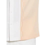 Cubavera Men's Classic-Fit Colorblocked Embroidered Button-Down Shirt
