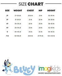 Bluey Toddler Boys Henley T-Shirt and French Terry Pants