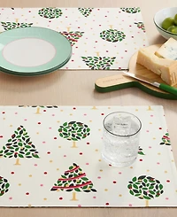 Kate Spade New York Holiday Confetti Placemat 13" x 19", Set of 4