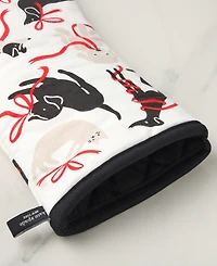 Kate Spade New York Holiday Pets Kitchen Towel, Oven Mitt & Potholder, Set of 4