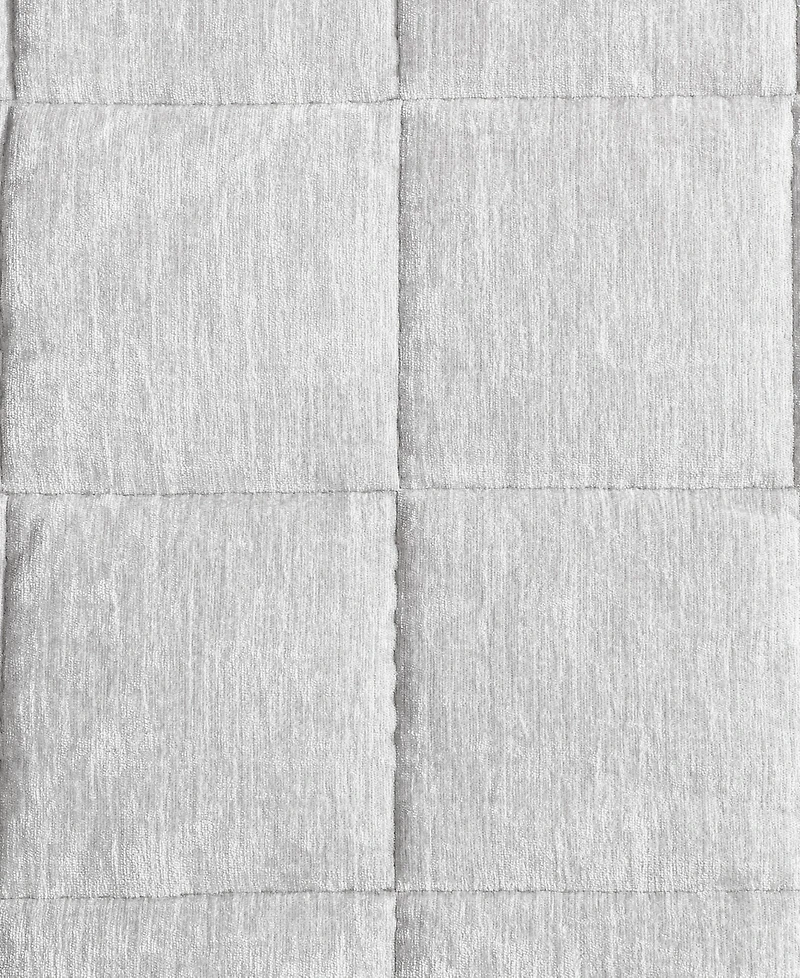 Vera Wang Chenille Box Solid 3-Pc. Quilt Set