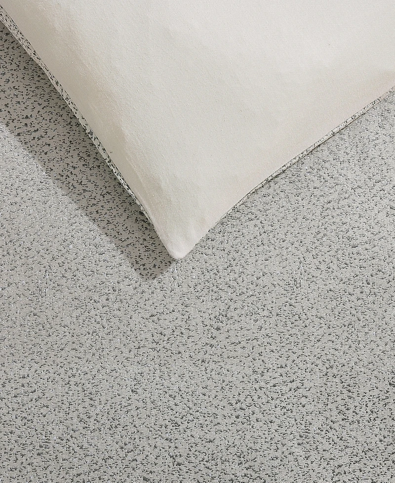 Closeout! Vera Wang Speckled Satin Weave 3-Pc. Duvet Cover Set