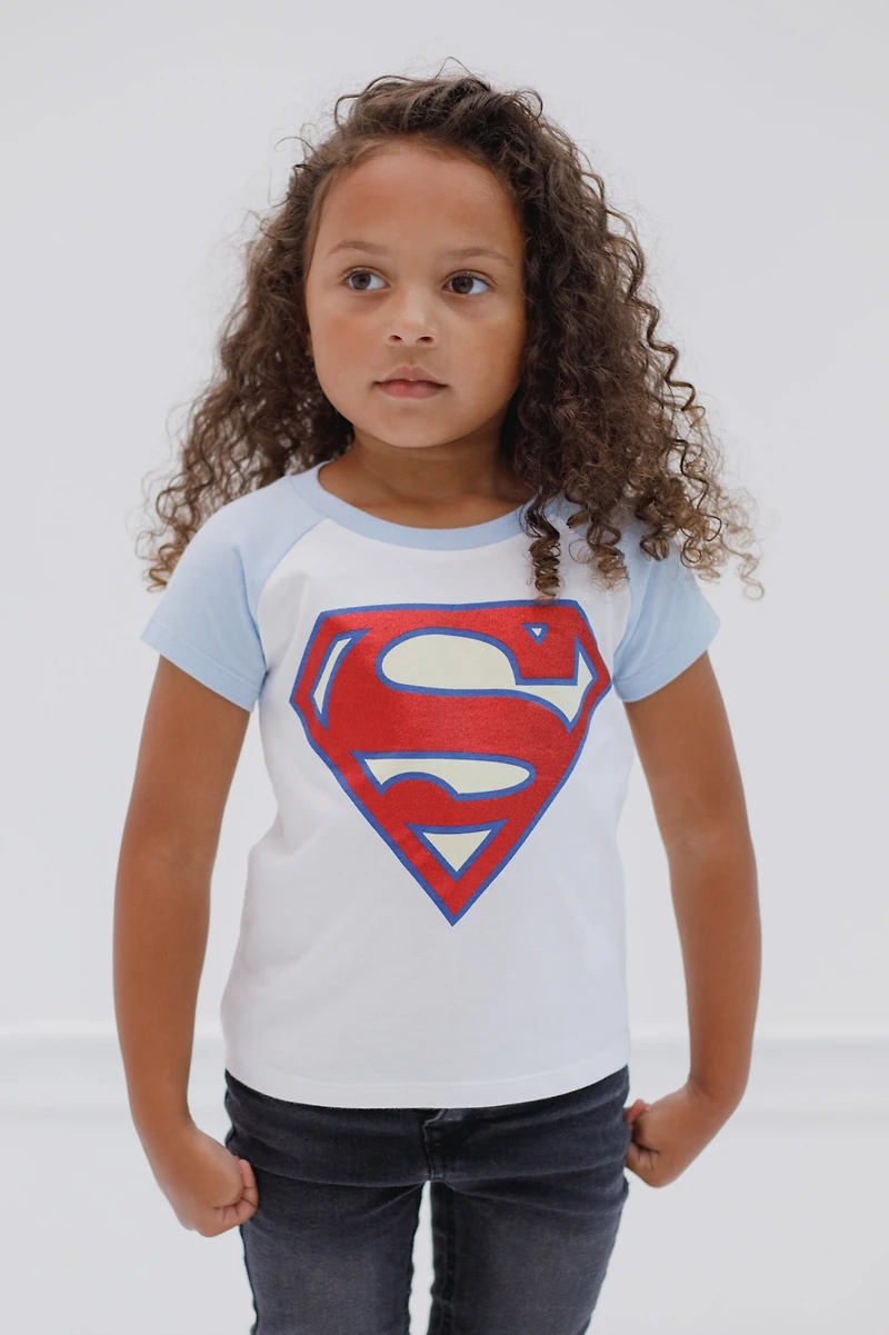 Justice League Toddler Girls Dc Comics Batgirl Super Wonder Woman 3 Pack T-Shirts to