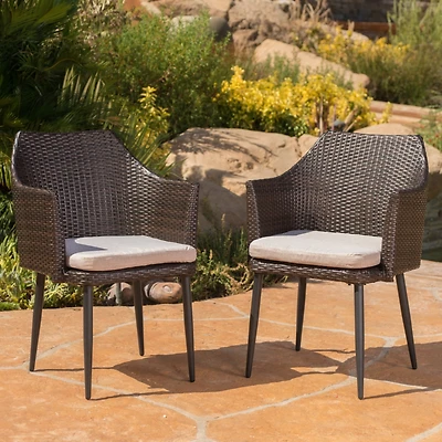 Streamdale Stylish Outdoor Chairs with Faux Wood Legs