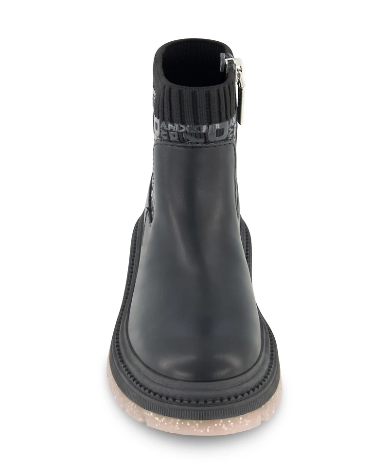 Dkny Little and Big Girls Crissa Stretch Lug Boot