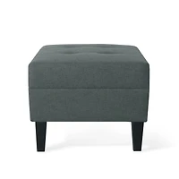 Streamdale Plush Ottoman with Birch Legs Comfort, Style, and Durability