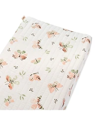 Crane Baby Infants Parker Quilted Butterfly Change Pad Cover