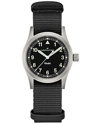 Hamilton Women's Swiss Khaki Field Textile Strap Watch 33mm