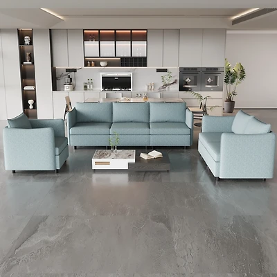 Streamdale Furniture Modular Sectional Sofa, Convertible Sofa Seat With Storage, Sets Including Three seater Sofa & Couches, Loveseat and Single Chair