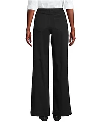 Lands' End Petite High Rise 5 Pocket Wide Leg Pants