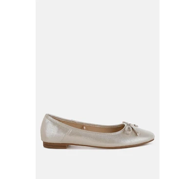 Agshin Metallic Ballet Flats Women