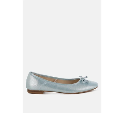Agshin Metallic Ballet Flats