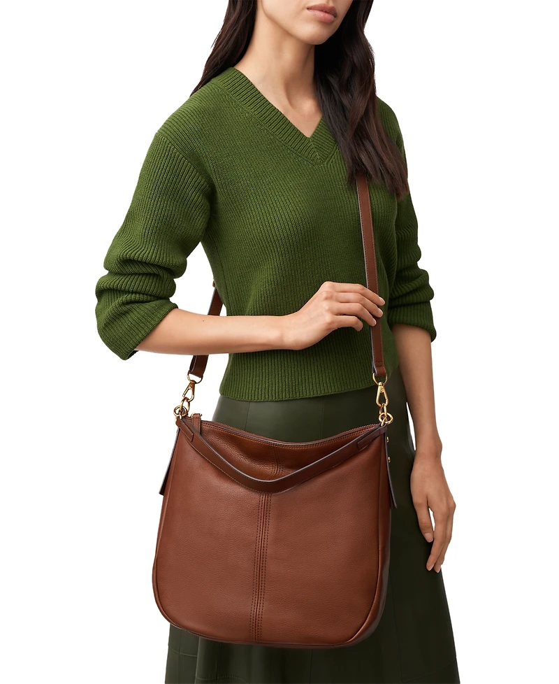 Fossil Women's Jolie Leather Hobo Bag