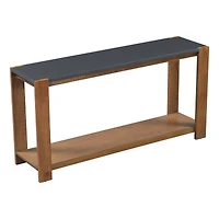 Streamdale Minimalist Console Table with Shelf, Entryway