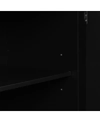 Streamdale Elegant 3-Door Sideboard with Curved Swirls