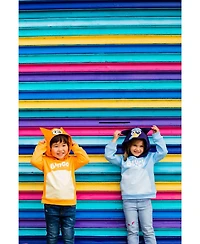 Bluey Toddler Boys Bingo Dad Mom Fleece Matching Family Cosplay Pullover Hoodie to