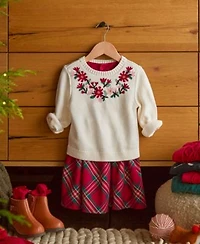 Toddler Girls Holiday Dressy Sweater Dresses Separates