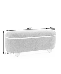 Streamdale Ottoman Storage Bench with Seating
