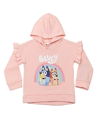 Bluey Girls Fleece Hoodie and Leggings Outfit Set