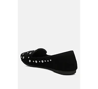 Olesia Stud Emebllished Ballet Flats