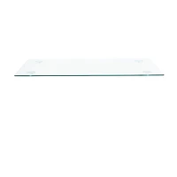 Simplie Fun Elegant Rectangular Glass Table: Modern Minimalism, Easy Assembly