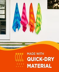 Ben Kaufman 100% Cotton Velour Towels - Oversized Luxury Beach Towels - Absorbent & Fast Drying Beach Essential