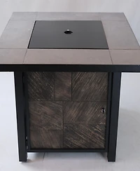 Streamdale 500k Btu Square Gas Fire Table with Cover