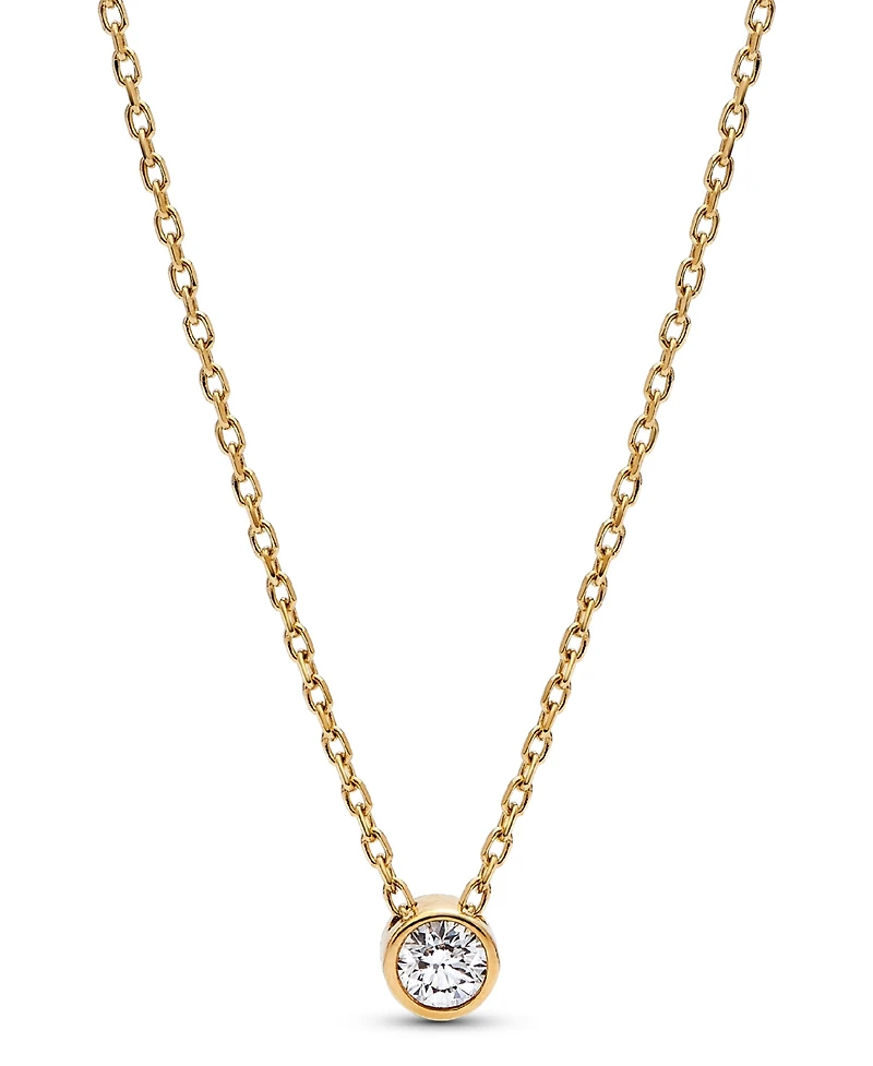 Pandora Era Lab-Grown Diamond Bezel Pendant Necklace
