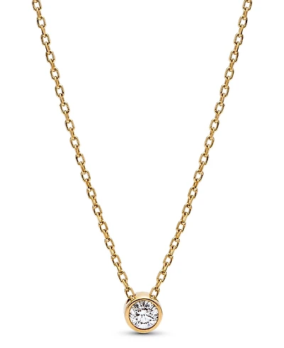 Pandora Era Lab-Grown Diamond Bezel Pendant Necklace