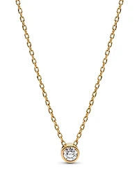 Pandora Era Lab-Grown Diamond Bezel Pendant Necklace