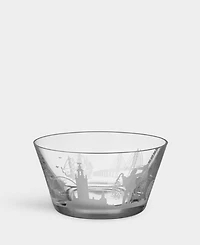 Orrefors Sweden Cities Bowls
