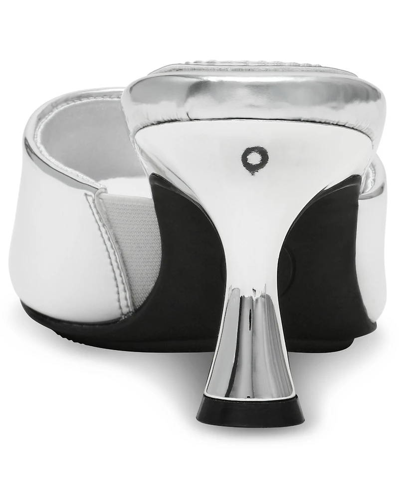 Anne Klein Women's Jerilyn Square Toe Mule Dress Sandals