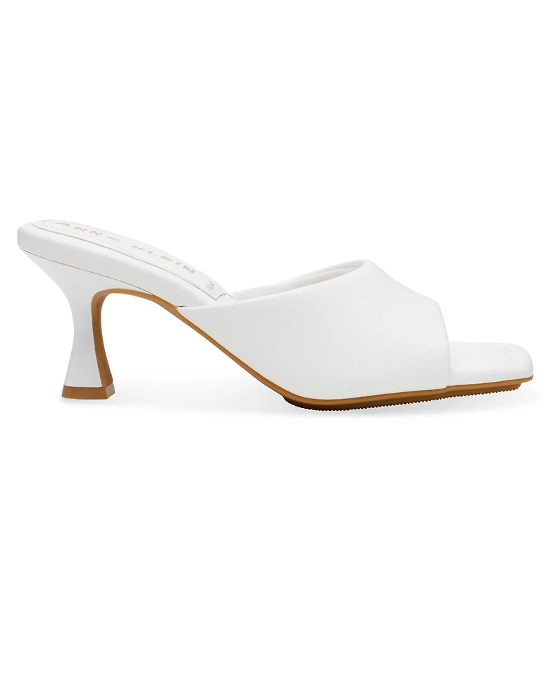 Anne Klein Women's Jerilyn Square Toe Mule Dress Sandals