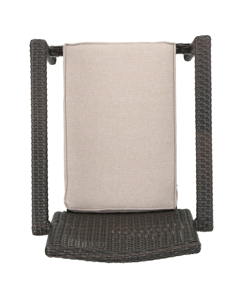 Streamdale San Pico Dining Chair-Multi Brown,1Pc With Cushion
