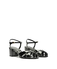 Schutz Women's Keefa Mid-Block Heel Sandals