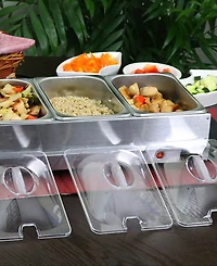 MegaChef 3 Section Buffet Server Food Warmer