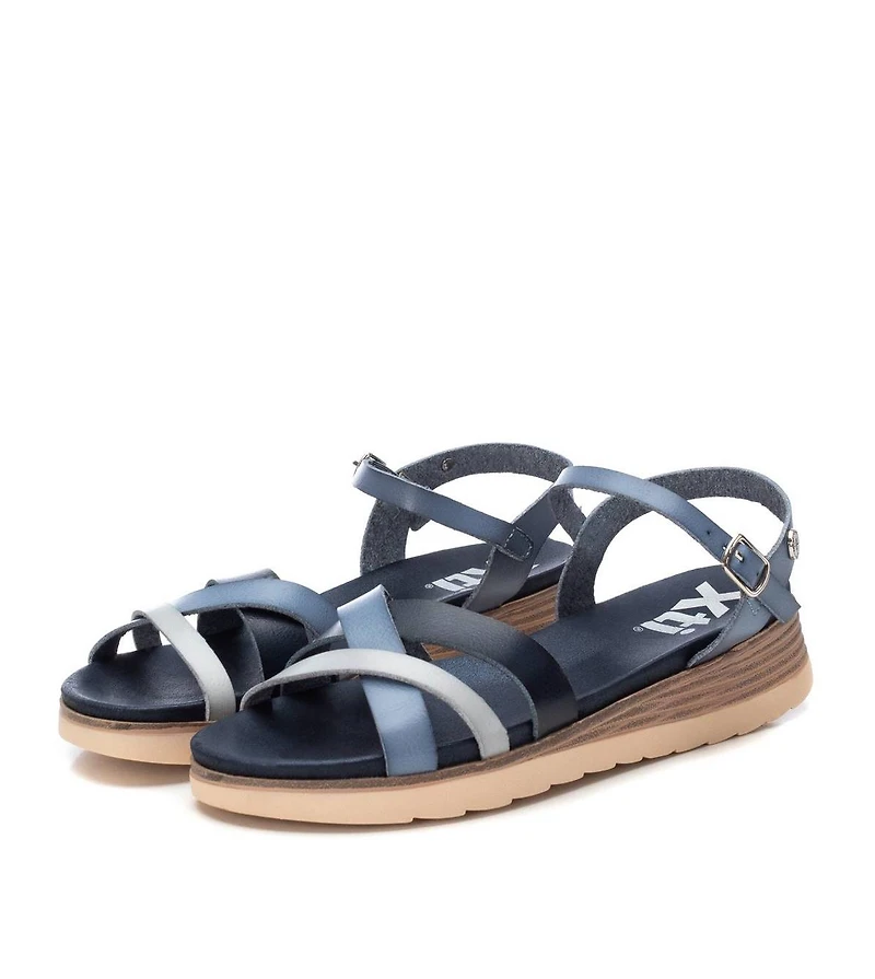 Women's Low Wedge Strappy Sandals By Xti