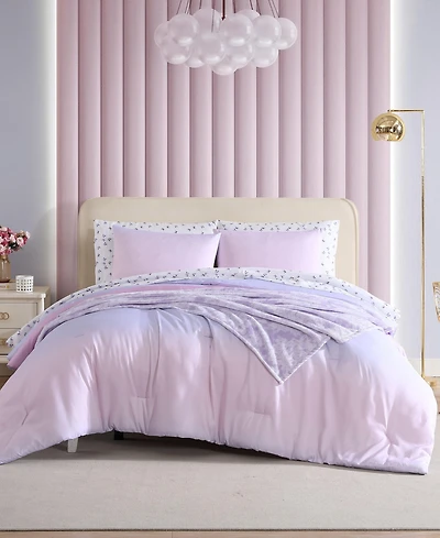 Betsey Johnson Ombre Reversible 6-Pc. Comforter Set, Twin