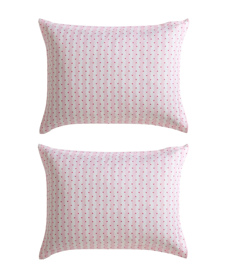 Betsey Johnson Wonderland Stripe Reversible 2-Pc. Duvet Cover Set, Twin
