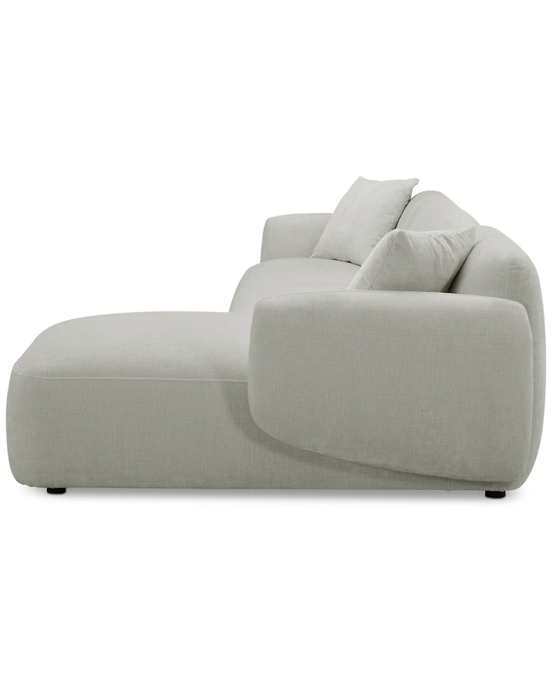 Gaelynn 2-Pc. Fabric Sectional, Created for Macy's