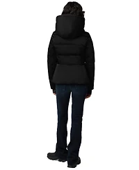 Soia & Kyo Women's Hooded Zip-Front Down Puffer Coat