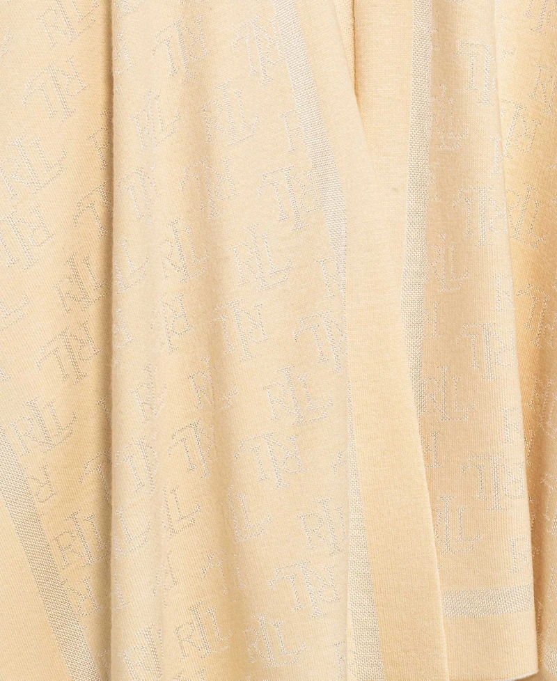 Lauren Ralph Lauren Matte Shine Logo Ruana