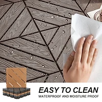 Streamdale Furniture Composite Deck Tiles for Indoor/Outdoor Spaces