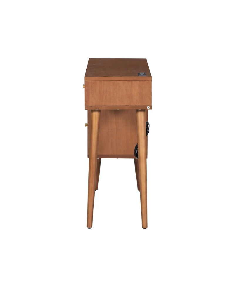 Streamdale Retro Bohemian Vanity Set with Charging and Usb