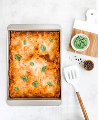 Usa Pan Non-Stick Aluminum 13" x 11" Lasagna Pan Lid Set