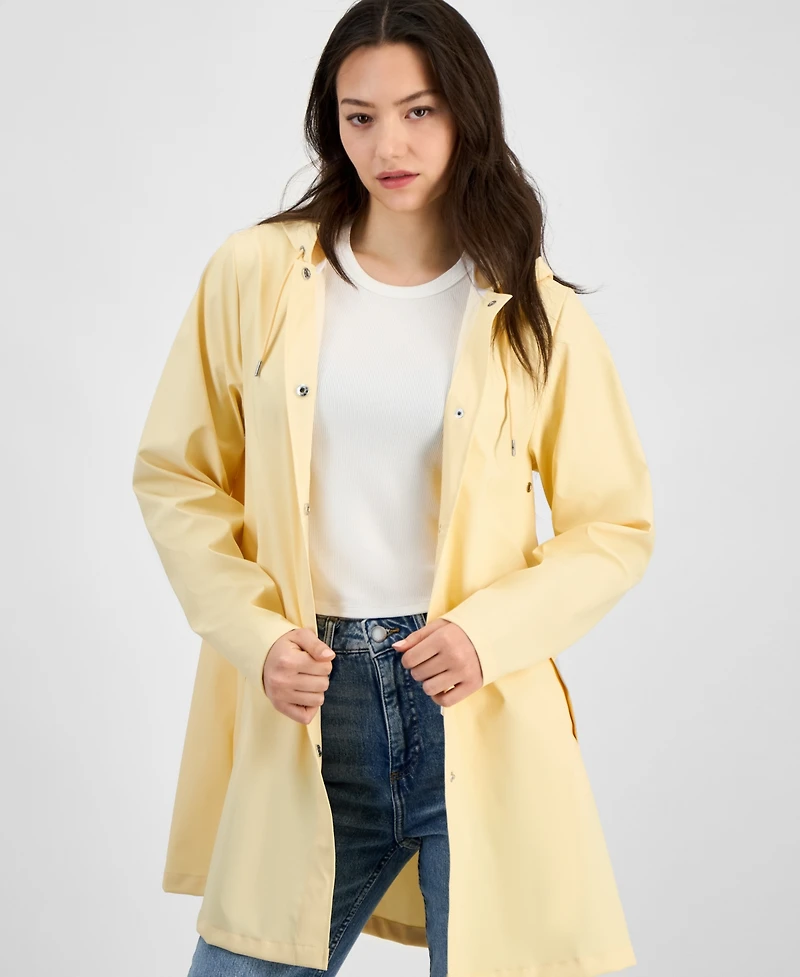 Rains Women's Hooded A-Line Rain Jacket