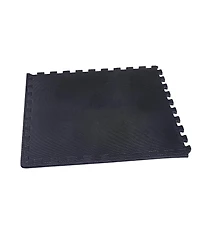 Everyday Essentials BalanceFrom Fitness 72 Sq Ft Interlocking Eva Foam Exercise Mat Tiles, Black