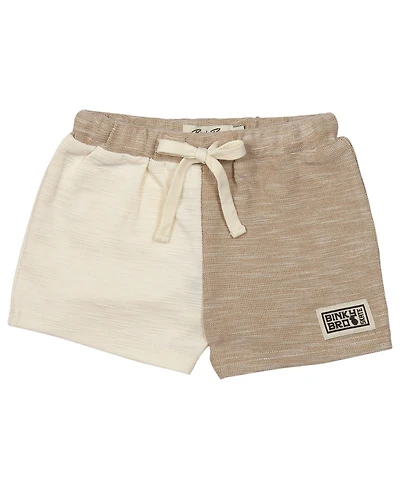 BinkyBro Baby Boys Bodee Solid Navy Shorts Polyester/Viscose